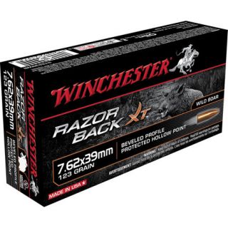 Winchester Razorback XT Rifle Ammo 7.62x39mm 123 gr. Protected HP 719962