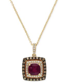 Red Velvet by EFFY Ruby (1 3/8 ct. t.w.) and Brown Diamond (1/3 ct. t