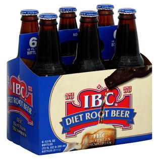 IBC  Root Beer, Diet, 6   12 fl oz (355 ml) bottles [72 oz (2.1 l)]
