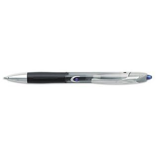 BIC  ® Triumph Roller Ball Retractable Gel Pen, Blue Ink, Fine, Dozen