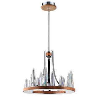 Eurofase Skyline Collection 15 Light Chrome and Clear Chandelier 26371 016