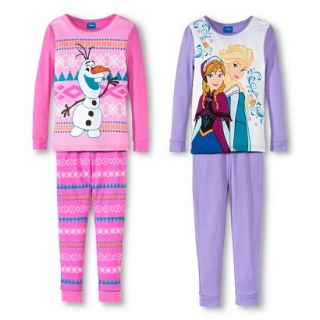 Disney® Frozen Toddler Girls Pajama Set   Pink/Blue