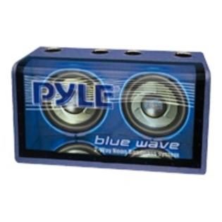 Pyle  1000 Watt 10 Neon Blue Wave Dual Bandpass Subwoofer Enclosure