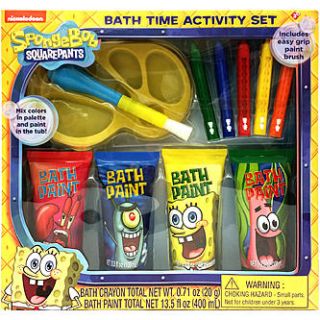 Nickelodeon Spongebob Bath Activity Gift Set Holiday 2015   Home   Bed
