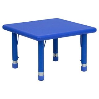 Flash Furniture Square Activity Table   Blue