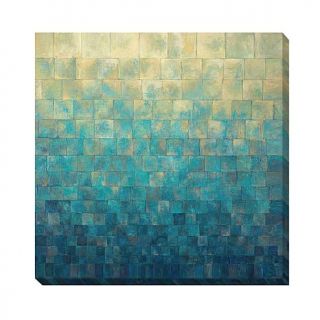 Janelle Kroner "Cascade" Gallery Wrapped Giclee Canvas Wall Art   Small   7871638
