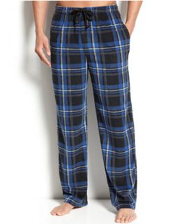 Perry Ellis Mens Fleece and Flannel Pajama Pants Collection   Pajamas