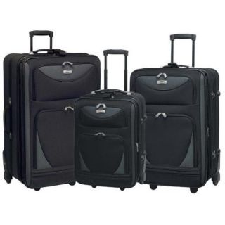 Travelers Club Sky View Collection 3 Piece Luggage Set