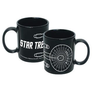 ICUP Star Trek Enterprise Line Art 20 oz Ceramic Mug   Home   Dining