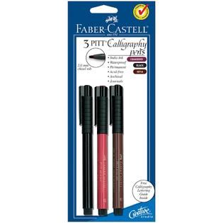 FABER CASTELL Red Blk Se Calligraphy Pen 2Mm   Home   Crafts & Hobbies