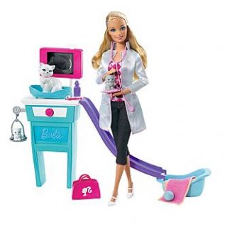 Barbie I Can Be Kitty Care Play Set with Doll   Toys & Games   Dolls