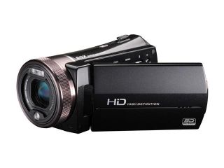 DXG A80V Black CMOS 3.0" 230K Touch  LCD 5X Optical Zoom 128MB Full HD Flash Memory Camcorder