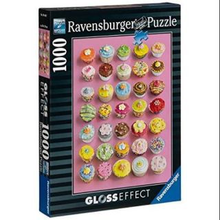 Pretty Cupcakes Gloss Effect Jigsaw Puzzle, 1000 Piece Multi Colored