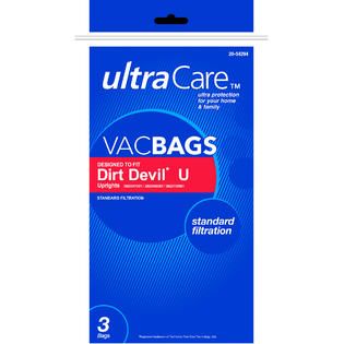 Ultracare Vacuum Bags for Dirt Devil™ type U Upright   3 pk UC47720