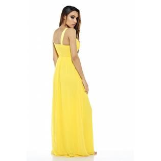 AX Paris   Womens Key Hole Embellished Front Yellow Maxi   Online
