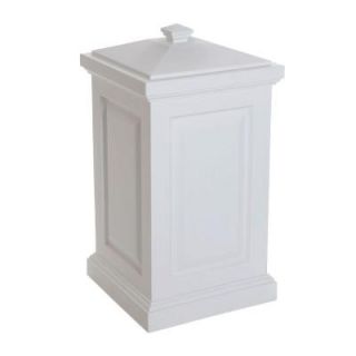 Mayne 45 Gal. Berkshire Storage Bin in White 4835 W