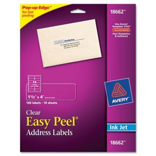 Easy Peel Mailing Labels for Inkjet Printers, 140/Pack