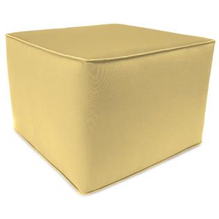 Jordan Manufacturing Co., Inc. Square Patio Pouf in Canvas Wheat