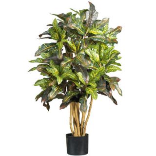 Croton Tree in Pot by Nearly Natural