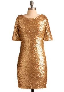 Gold Dust Gal Dress  Mod Retro Vintage Dresses