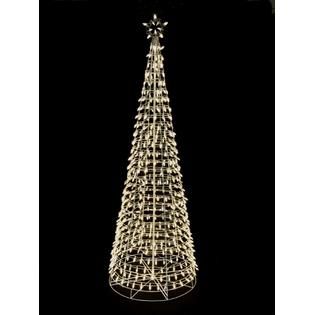 Warm White LED Outdoor Christmas Tree Enjoy Holiday Cheer with 
