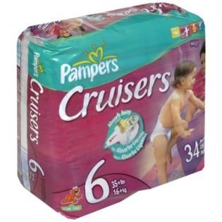 Pampers Cruisers Diapers, Sesame Street, Mega