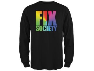 Fix Society LGBT Bruce Jenner Black Adult Long Sleeve T Shirt