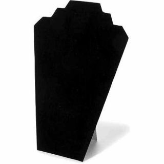 Necklace Stand, 12" x 12", 1pk, Black Velvet