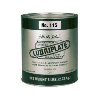 Lubriplate 115 Grease   115 6lb. can calcium grease #04006 (Set of 6)