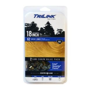 TriLink Twin Pack 18 in. S62 Semi Chisel Saw Chain CL15062X2TL2