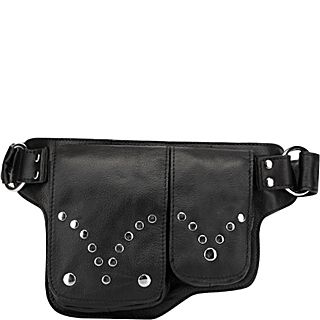 Vicenzo Leather Adonis S Leather Waist Bag Fanny Pack