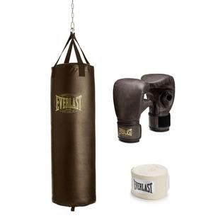 Everlast® MMA Polycanvas 40 lb Heavy Bag Black   Fitness & Sports