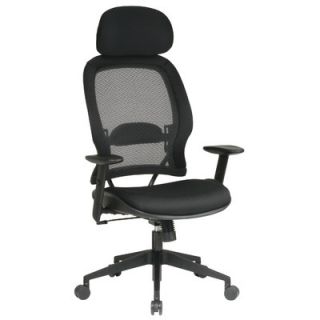 Office Star SPACE Air Grid Deluxe High Back Mesh Conference Chair with
