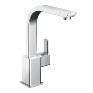 MOEN 90 Degree High Arc Single Handle Standard Kitchen Faucet in Chrome S7170