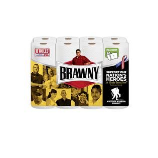 Brawny Paper Towels White 8 Rolls   Food & Grocery   Paper Goods