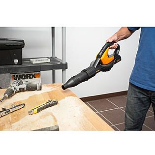 Worx  20V Li ion Cordless Sweeper/Blower with Accessories