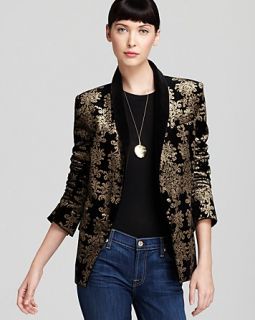 7 For All Mankind Jeans Blazer   Baroque Velvet