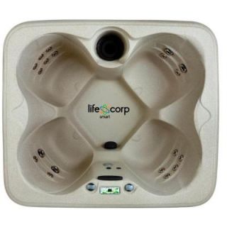 Lifesmart Bermuda DLX 4 Person Plug and Play Spa with Upgraded 20 Jet and Free Energy Savings Value Package BermudaDX