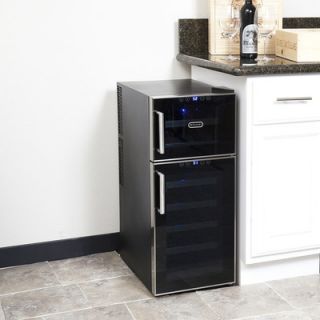 21 Bottle Dual Zone Thermoelectric Wine Refrigerator by Whynter