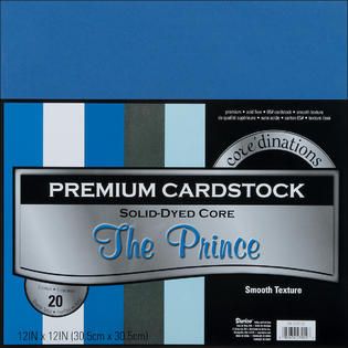 Darice Coredinations Value Pack Cardstock 12X12 20/Pkg The Prince