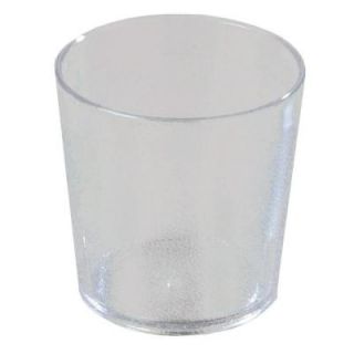Carlisle 9 oz. SAN Plastic Stackable Old Fashion Tumbler in Clear (Case of 24) 5529 207