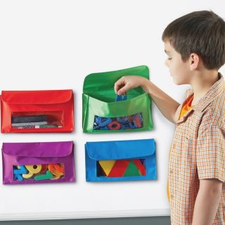 Learning Resources Magnetic Storage Pockets   4 Pockets   17448842