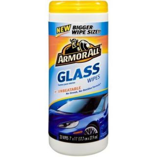 Armor All Glass Wipes Canister, 25ct