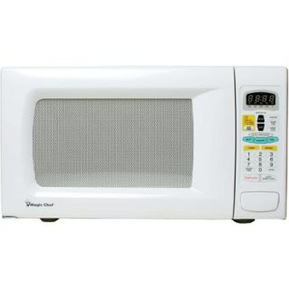 Magic Chef 1.3 Cubic Foot Digital Microwave, White