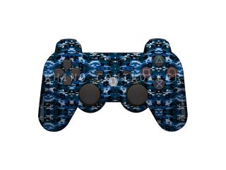Rapid Fire Custom Sony Playstation 3 Wireless Controller Modded PS 3  Controllers   US Navy Camo   COD Advanced Warfare, Destiny, GHOSTS Zombie Auto Aim, Drop Shot, Fast Reload  and More  Without Mods