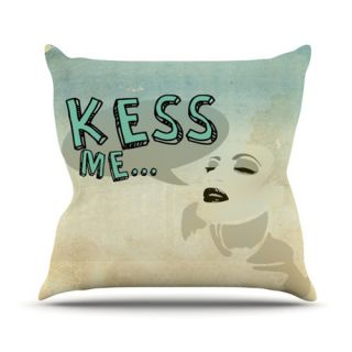 Kess Me by iRuz33 Throw Pillow