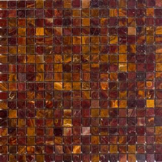 Onyx Polished Mosaic in Red