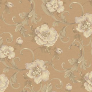 French Dressing 33 x 20.5 Floral Botanical Distressed Wallpaper by