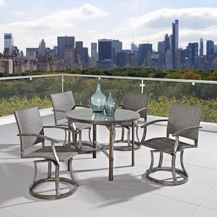 Home Styles Urban Outdoor 5PC Dining Set   Outdoor Living   Patio