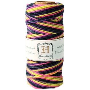 Hemp Variegated Cord Spool 20# 205/Pkg Flirt   Home   Crafts